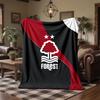Nottingham Forest Fußball Druck Flanell Decke Weich Warm Sofa Bett Überwurf Decke Für Zuhause Büro Schlafzimmer