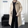 Men's Mid-Length Business Casual Trench Coat