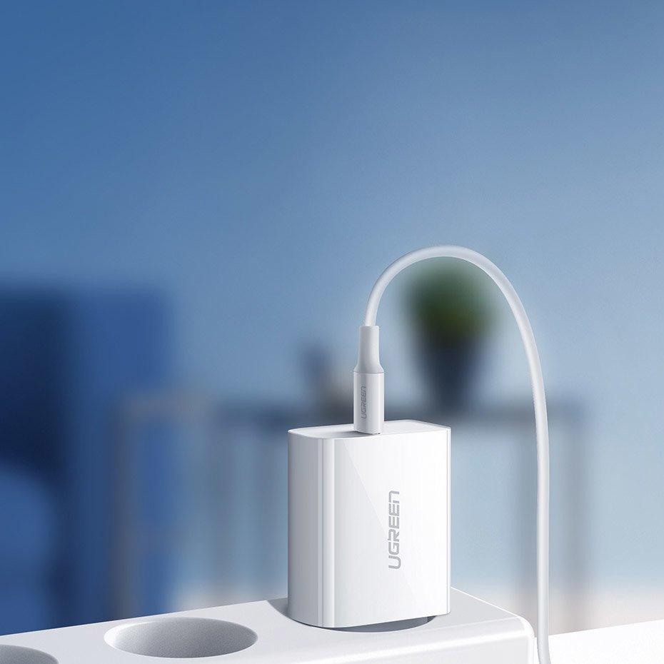 Ugreen 20W USB-C Power Adapter, PD 3.0 & QC 4.0+ Compatibility, Model 60450, White