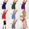 Spring Fashion Womens Sequin Halter Dress With Slim Fit And Backless Style For Elegant Parties