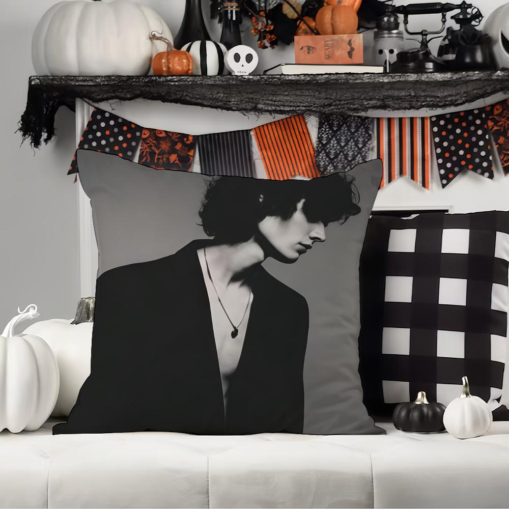 Singer S-Sombr Back To Friends Pillow Case Office Cushions Suitable For Sofa Car Bedroom Decorative Cushion Cover