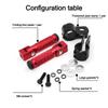 NEW Aluminum Alloy Motorcycle Footpegs Folding Universal Offroad Footrests Durable Rear Pedals Set Motorcycle Accessories