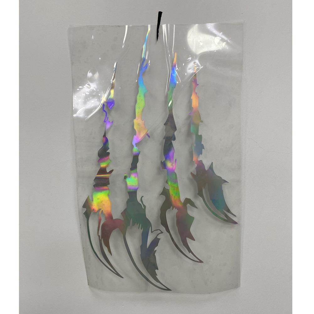 1Pair Monster Claw Paw Scratch Stickers for Car Hood Bonnet Body Decals PVC Sticker Car Styling Film Graphics Sheet  32x19.5cm