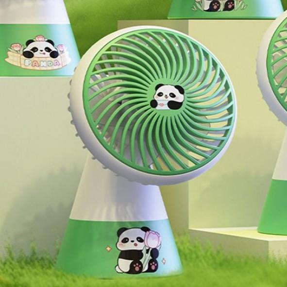 Creative Cartoon Panda Fan Portable Air Conditioner Fan Mini Electronic Fan  Outdoor