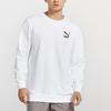 Puma Sweatshirts Men's White Crew Neck Moderate Regular 578884-02