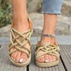 Sandals Woman Shoes Braided Rope with Traditional Casual Style and Simple Creativity Fashion Sandals Women Summer Shoes
