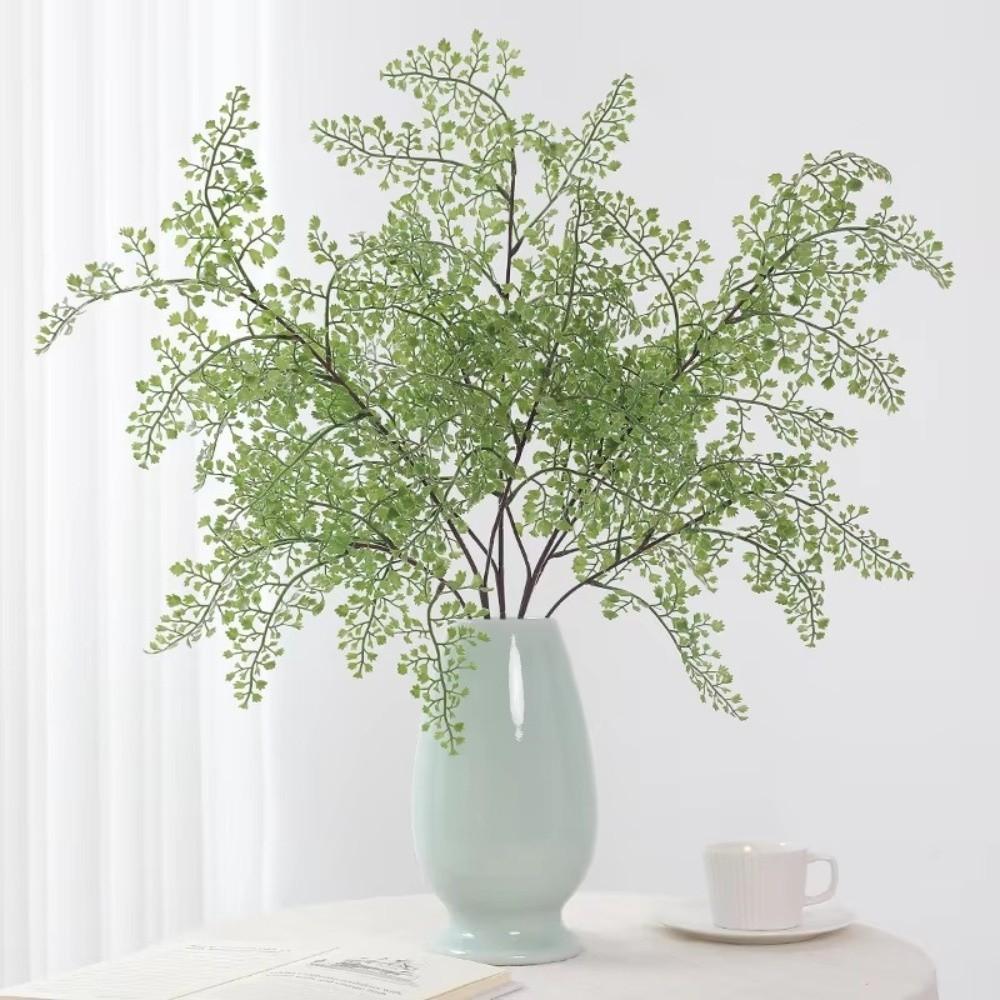 Ornament Artificial Plastic Fern Plants Outdoor Home Artificial Branches  Garden Office