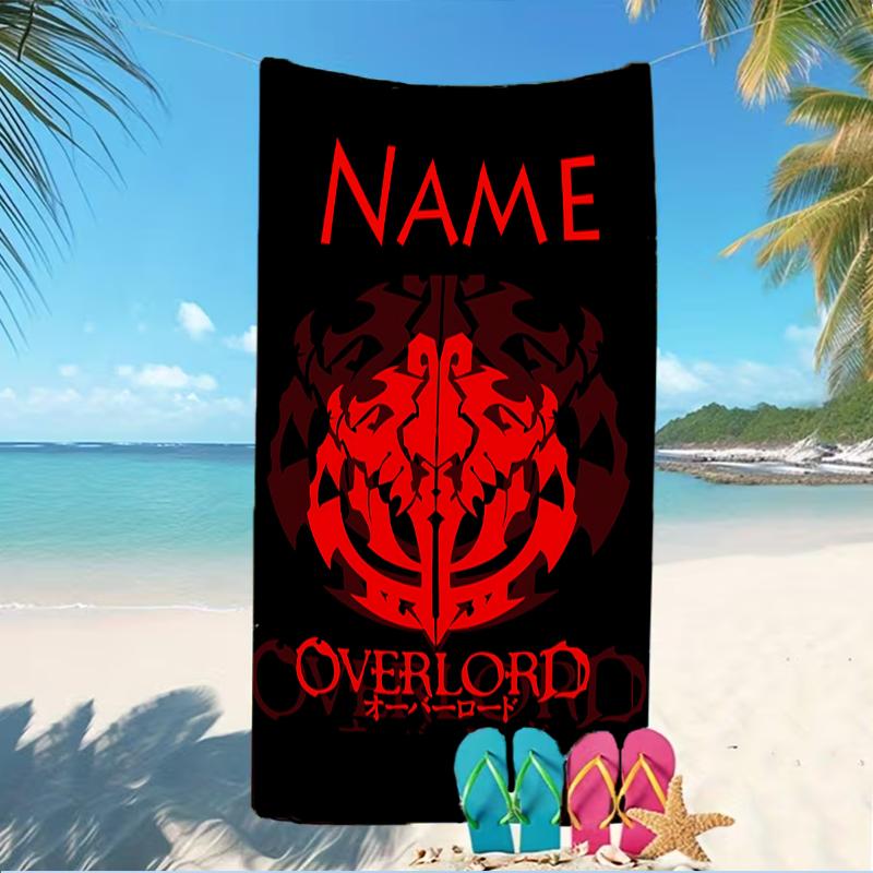 Customizable Personalized Beach Towels Overlord Themed designs.Suitable for the Beach, Yoga, Sports;ideal As Beach Accessories