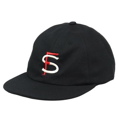 Cooperstown Baseballkappe, San Francisco Seals, Herren und Damen, Hut, Kappe, Minor League Baseball, MiLB Logo, Nachdruck, Schwarz, Hergestellt in den USA