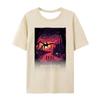2026 Hot Selling Fashion New Product Passionate Adventure Terror Pattern Tshirt Street Wear Outdoor Leisure Sports Tshirt