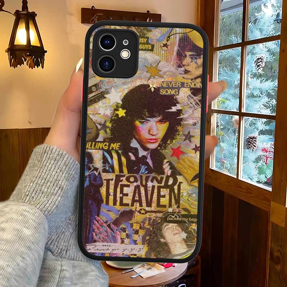 Popular Singer C-Conan G-Gray Phone Case For IPhone 16 15 14 13 12 11 Pro Max Plus X XS MAX Black Matte Phone Fundas