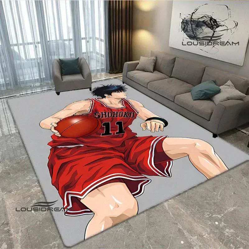 3D Cartoon Slam Dunk printed carpet Non-slip carpet outdoor carpets area rug Home bedroom decor rug for bedroom birthday gift