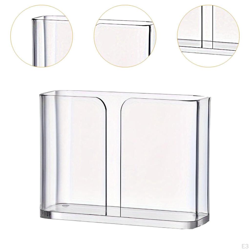 Acrylic Holder for Napkins And Tissues on Table, Paper Dispenser Dining Room Office Kitchen