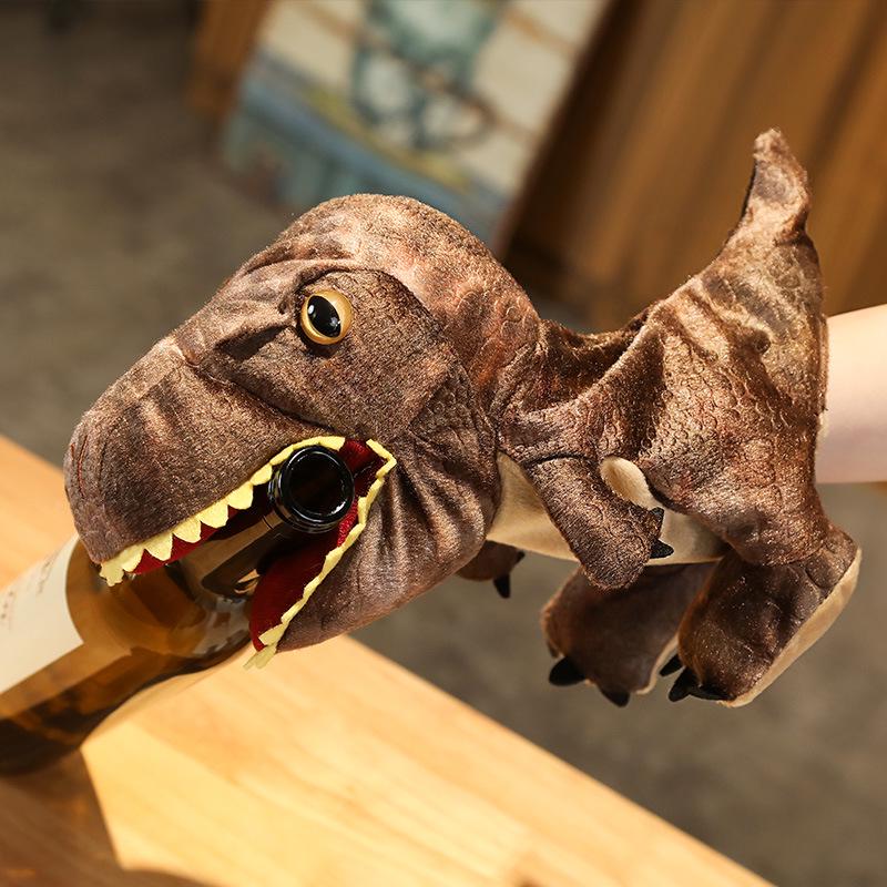 Interactive Cartoon Hand Puppets: Tiger, Penguin, Shark, Dinosaur - Parent-Child Activity Props with Movable Mouths for Kindergarten Fun
