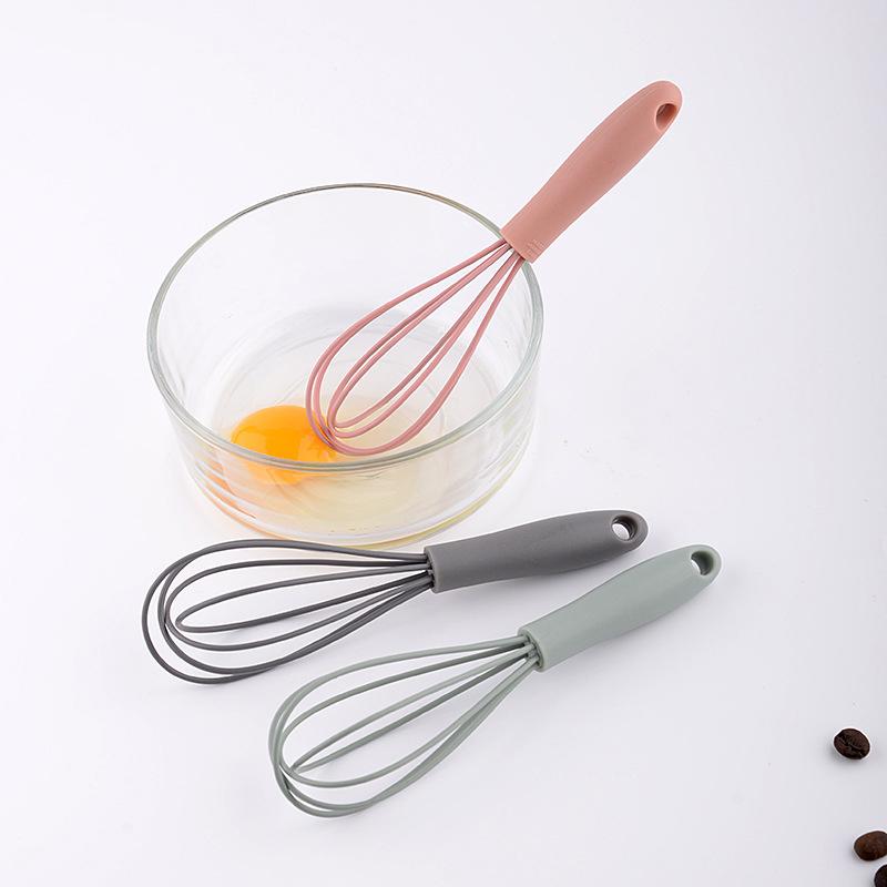 1 ks silikonový šlehač na vejce ruční ruční šlehač na vejce, krém, pěna, mléko, káva, míchání vajec, kuchyňské příslušenství