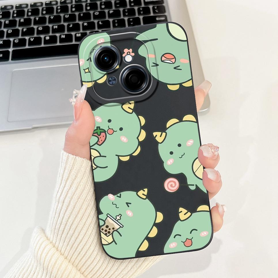 Cartoon Fashion Back Cover For Tecno Spark GO 2025 GO 1 Pop 9 Phone Case Silicone Soft TPU Dragon Astronaut Black Cat Funda Bag