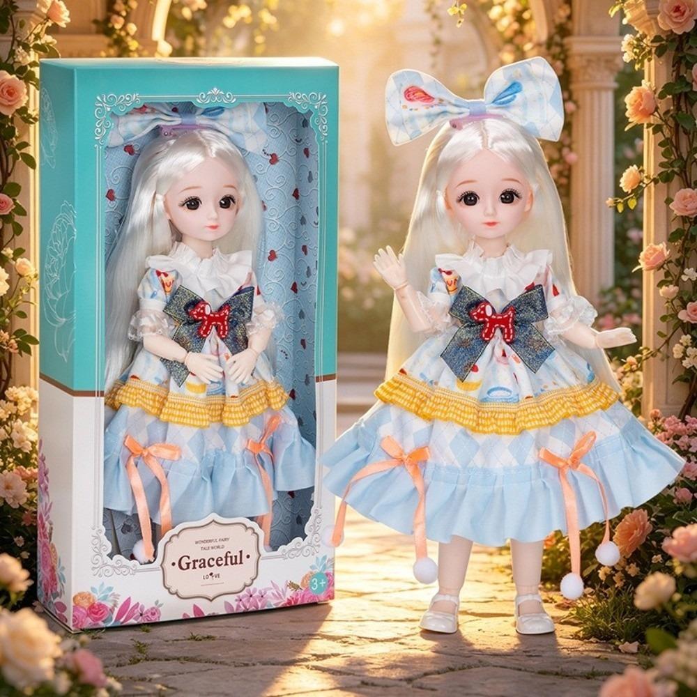 Cute Face Princess Doll 20 Joints Dress Up Doll Mini Doll BJD Doll Birthday Gift