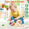 Montessori Busy Cube - 6-in-1 Toddler Fidget Toy for Early Education and Sensory Development - Hand-Eye -Gift (Random Color)
