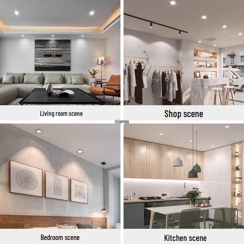 Ultra-Heller Einbaudeckenstrahler für Zuhause, Einkaufszentrum oder Bekleidungsgeschäft