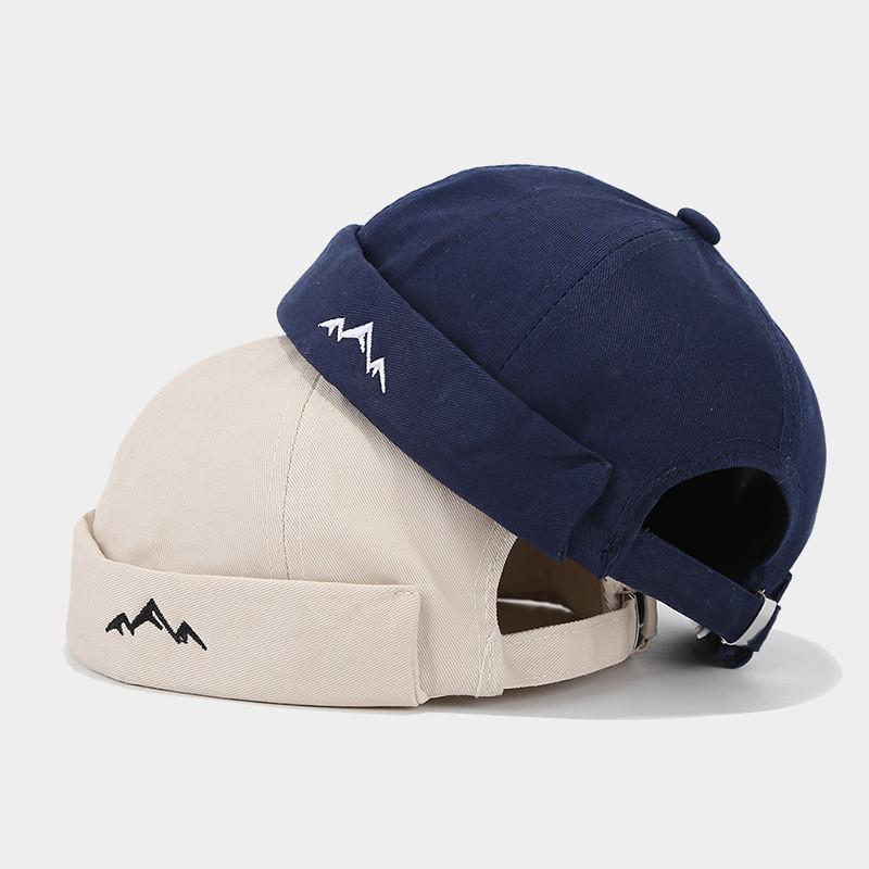 Street Style Unisex Cotton Embroidered Cap With Sun Protection For Summer Casual Wear