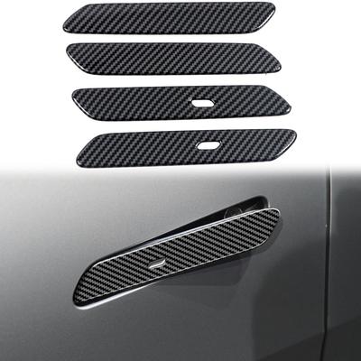 Auto Zubehör Für Kia EV6 2022 2023 Carbon Faser Stil Außentür Griff Dekoration Abdeckung Trim 4 stücke