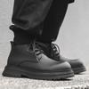 2024 New Men's Martin Boots Wear-resistant Soft Sole Lightweight Men's Tooling Boots Heightening Autumn and Winter Boots 23008-J
