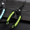 Selco Fishing Pliers Non Slip Handle Multi Tool Hook Remover with Line Cutter Split Ring Opener