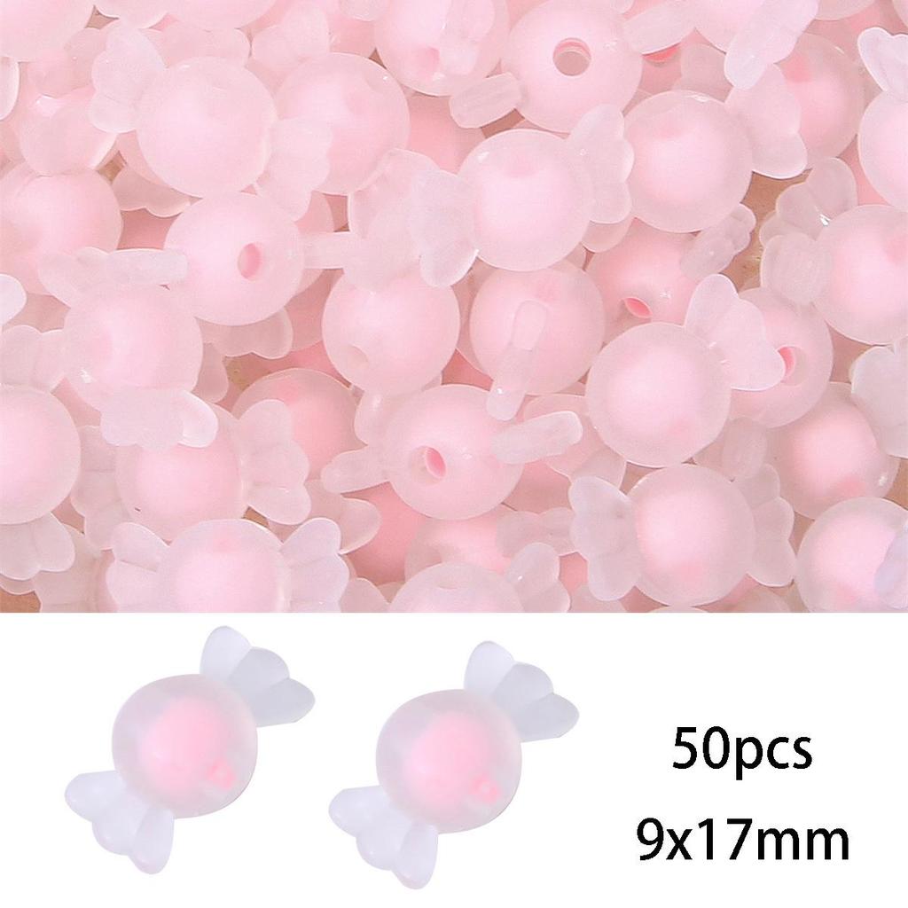 Frosted Acrylic Round Beads for DIY Jewelry and Beading Accessories