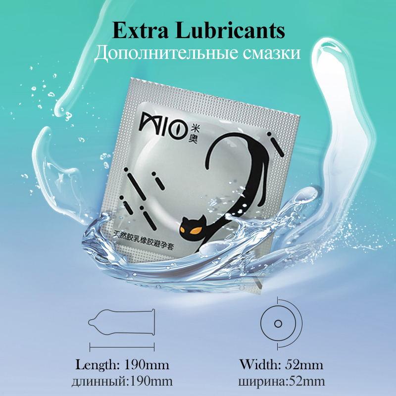 MIO Condoms for Men 32 Pcs Big Dottded G Spot Particle Condom 52mm Particles Penis Sleeve