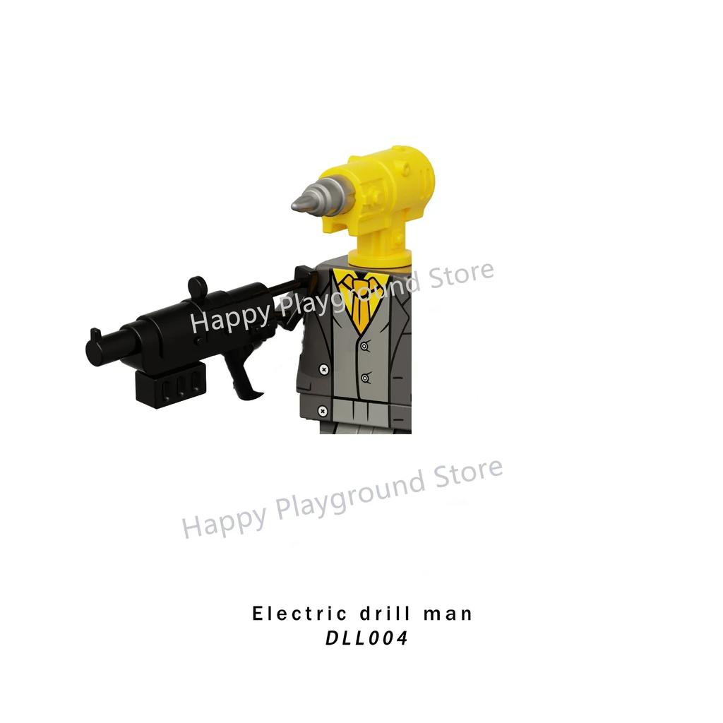 Skibidi Toilet Man Anime Cartoon Bricks Dolls Cameraman Speakerman TV Man Mini Action Bricks Toy Figures Building Blocks