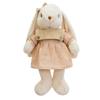Super Cute Plaid Skirt Lily Rabbit Plush Toys for Girlfriend Valentine's Day Gift Bedroom Ornaments Hang Ear Rabbit