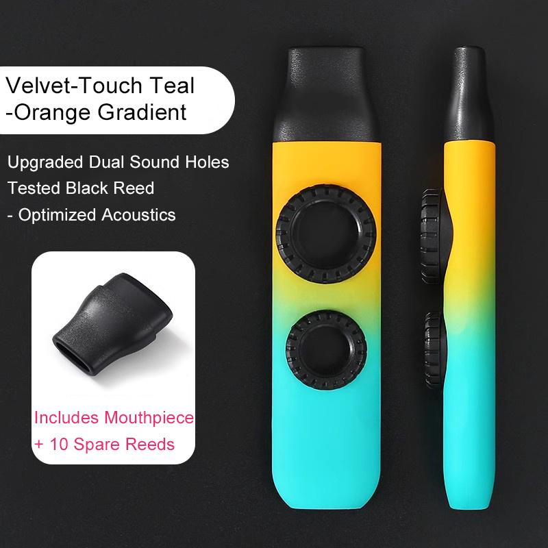 Kazoo Musical Instrument, Beginner-Friendly Toot Whistle With Reeds, Zuka Wind Instrument For Guitar And Ukulele Accompaniment