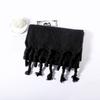 Spring, autumn and winter new solid color knotted beard scarf versatile outer warm scarf shawl