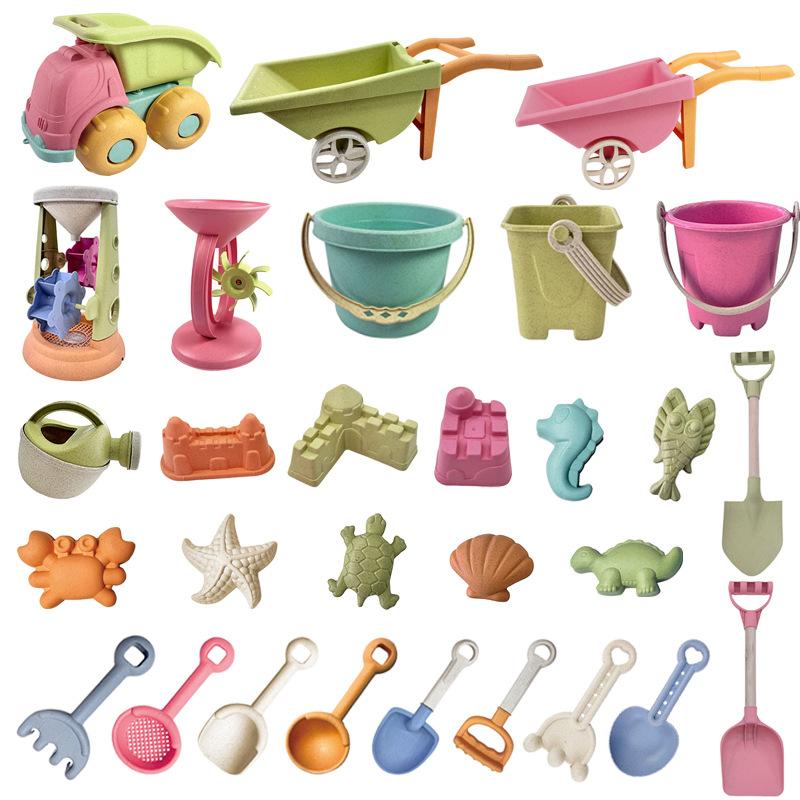 Children'S Beach Set Baby Play Sand Large Sand Shovel Beach Bucket Sand Digging Tool Hourglass