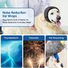 Cache-oreilles étanches pour chien pour la natation et le toilettage - Capuche apaisante à réduction de bruit pour soulager l'anxiété des animaux de compagnie et prévenir les chocs