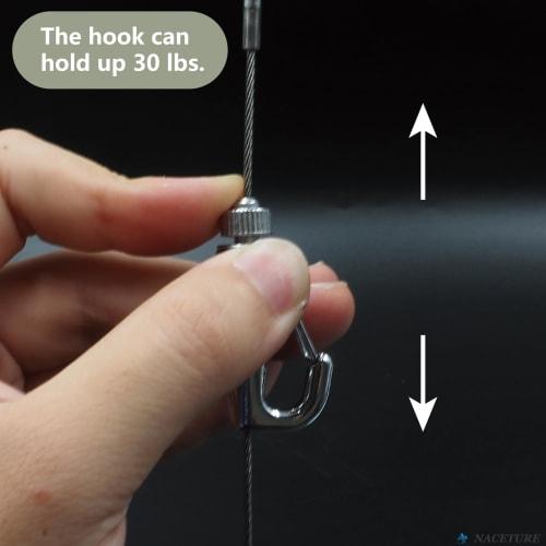 Picture Rail Wall Mounting System (Concealed Type) ? Art Display Rail Set (4 x 60cm Rails, 4 x 2m Wire Hooks, Mounting Hardware, and Track Caps)