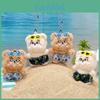 Bear Go Sea Plush Keychain Pair With Beach Pants Design For Students And Gift Giving