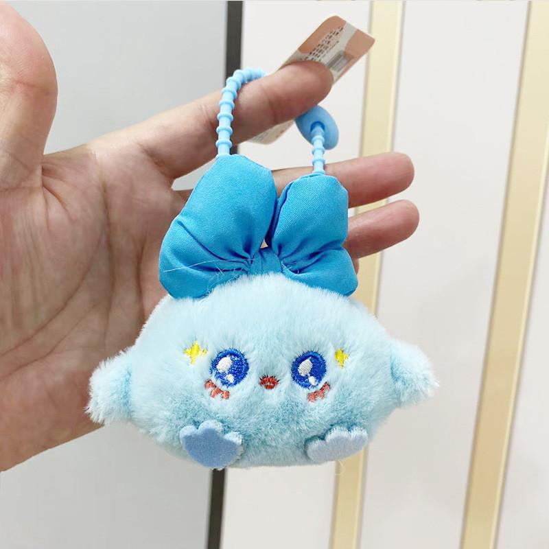 Bowtie Plush Adorable Chick Keychain Cute Cartoon Backpack Doll Accessory