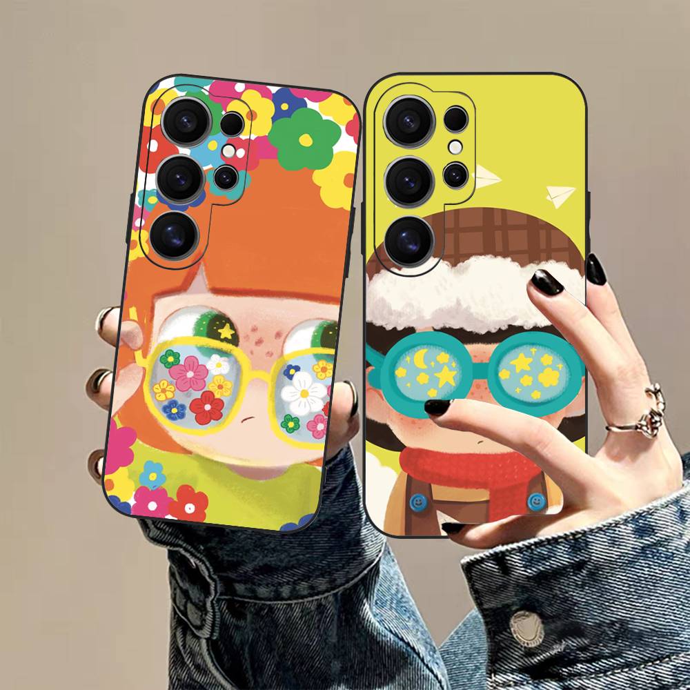 INS A Mao Phone Case For Samsung S 24 Fe 25 Ultra Plus 20 Lite 21 30 22 23 24 22 Ultra 5G Fundas