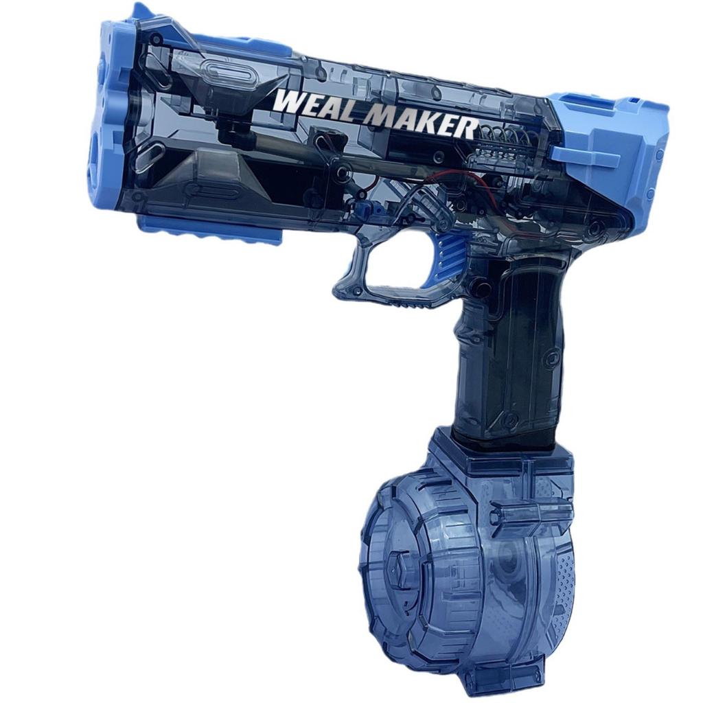 Children Continuous Firing Electric Water Gun Toys Kids Transparent Bursts High-Pressure Strong Automatic Water Spray Guns Gifts