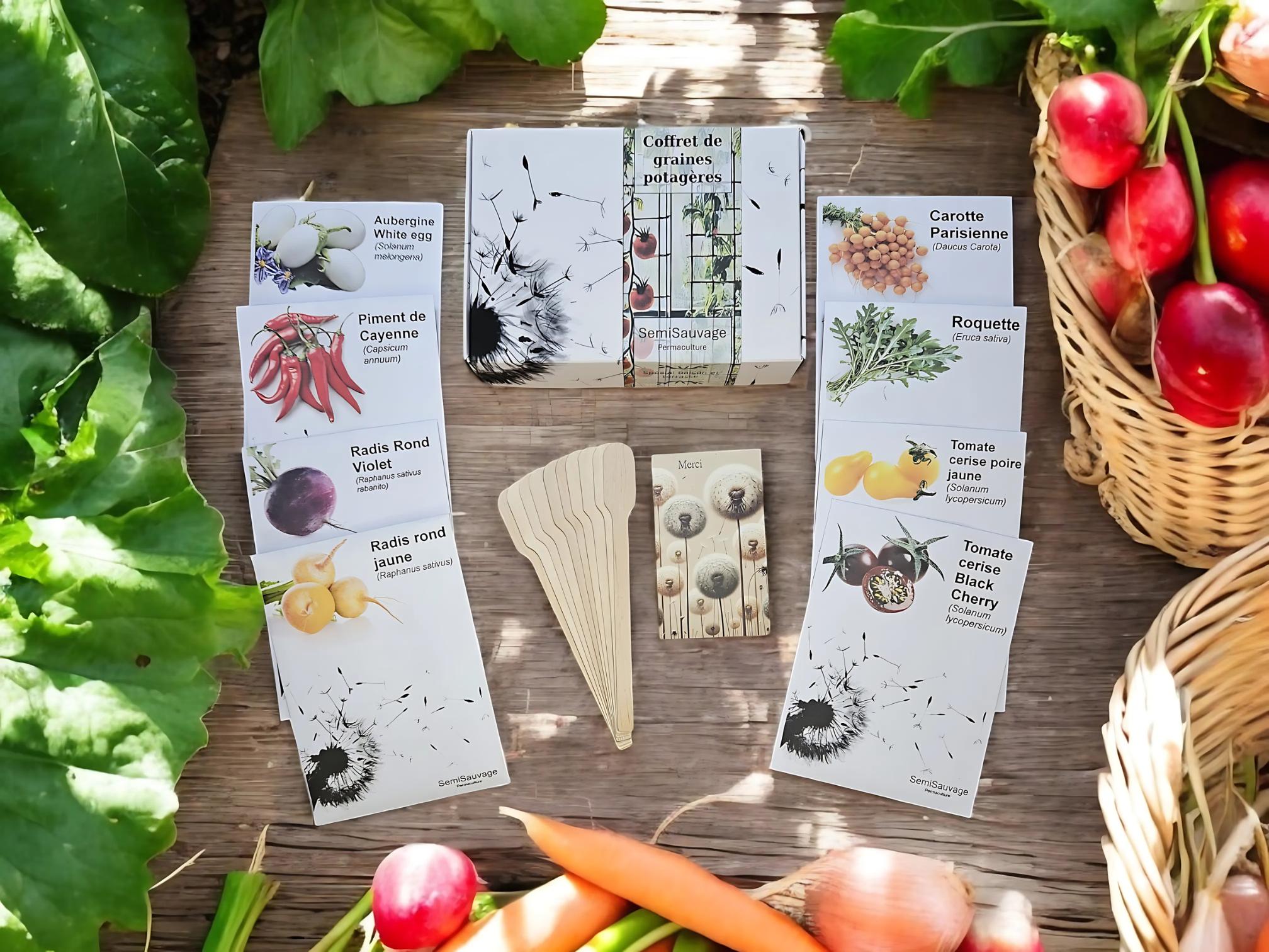 

Коробка з насінням - спеціальний балкон і тераса - Permaculture SemiSauvage