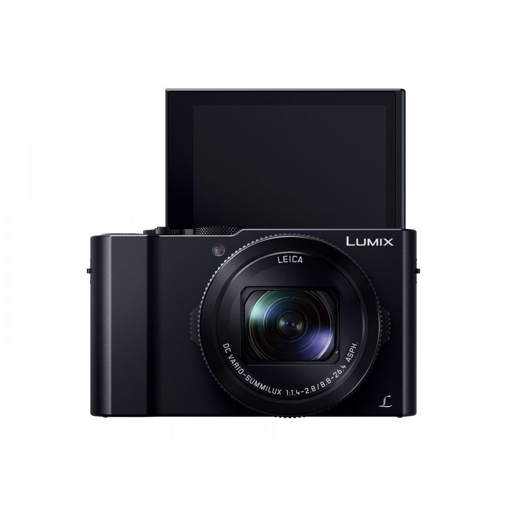 Panasonic Kompakte Digitalkamera Lumix LX9 Ausgestattet mit 1.0-Typ-Sensor 4K-Video-kompatibel Schwarz DMC-LX9-K