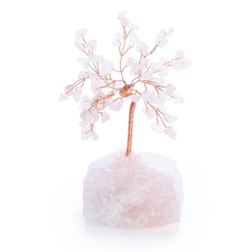 Large Gemstone Gemtree (Rose Quartz)