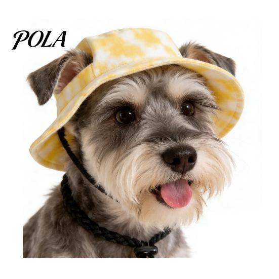 Pet Sun Hat Dog with Ear Holes, Wide Brim Protection Hat, Adjustable Small Drawstring for And Medium Dogs Outdoor Walking Hiking Holes