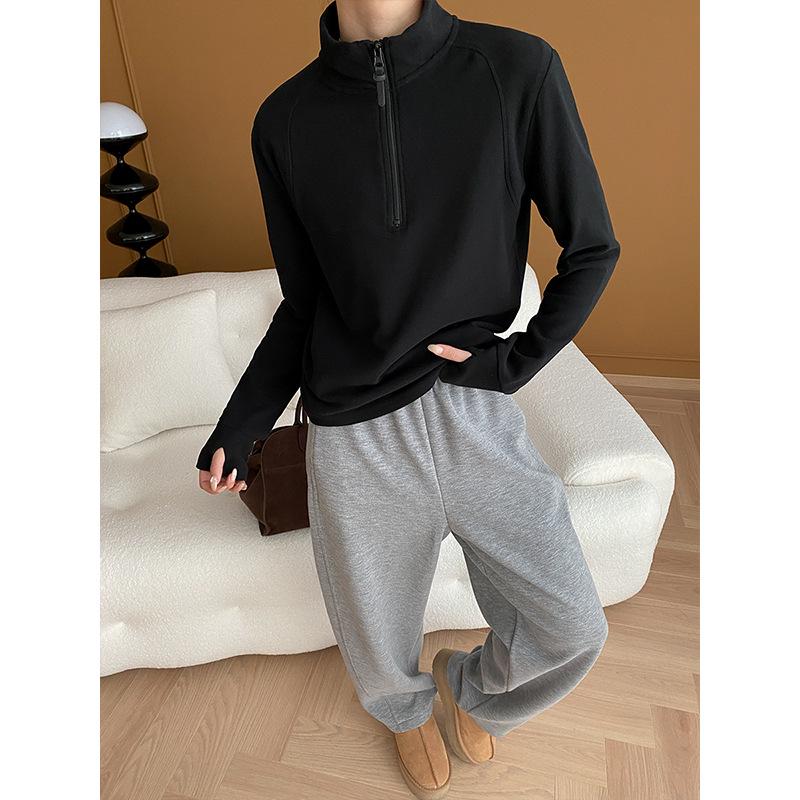 

Sinan American Casual Флисовый свитер-пуловер с полумолнией (SN4932)