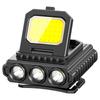 LED Sensor Headlamp Mini Portable Cap Clip Light USB Rechargeable Headlight with Sensor Function for Night Fishing Hiking