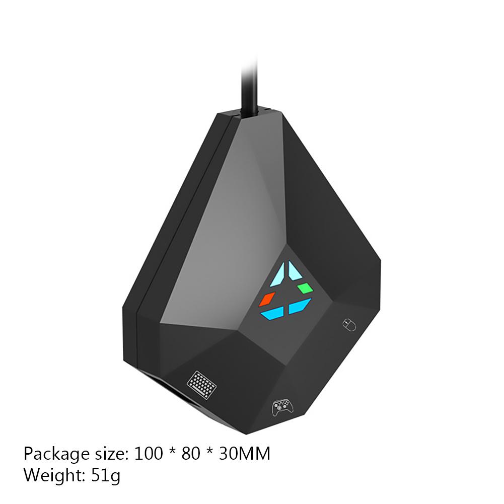 Conversor de Teclado e Mouse para Controlador Excelente Artesanato Boa Durabilidade Dock para NS Switch PS4/PS3/XBOX ONE/360/PC