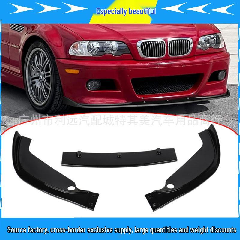 Комплект переднего сплиттера BMW E46 M3 H-Style (2001-2006) Matte Black