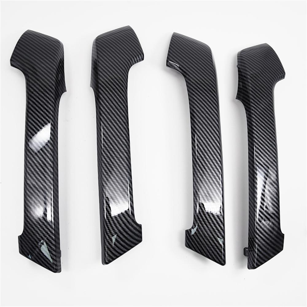 Carbon Fiber Style Door Handle Cover For Toyota Land Cruiser Prado 150 LC150 10-