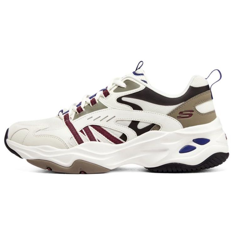 Skechers DLites Fabric Synthetic Leather Mesh Leather DLites Energetic Bear Energetic Brownie Comfortable Low-Top Lifestyle Casual Shoes 894201-NTMT 39
